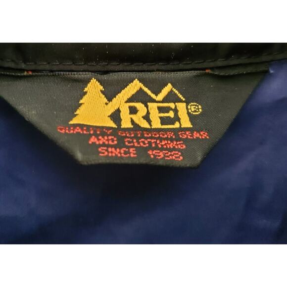 REI Women's XL Jacket Full Zip 2 Zippered Pockets Blue Red Lightweight Bust 42" - Picture 3 of 7